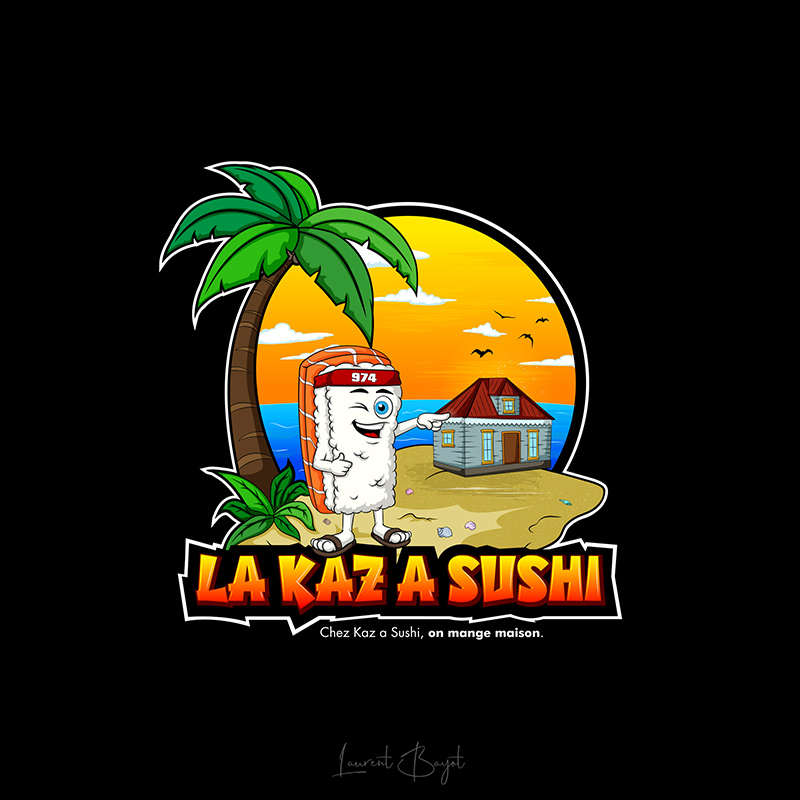 création logo sushi